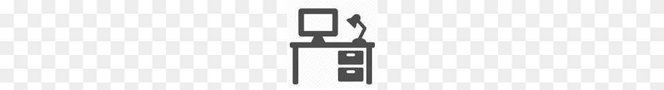 Business Icons, Computer, Desk, Electronics, Furniture Png Image