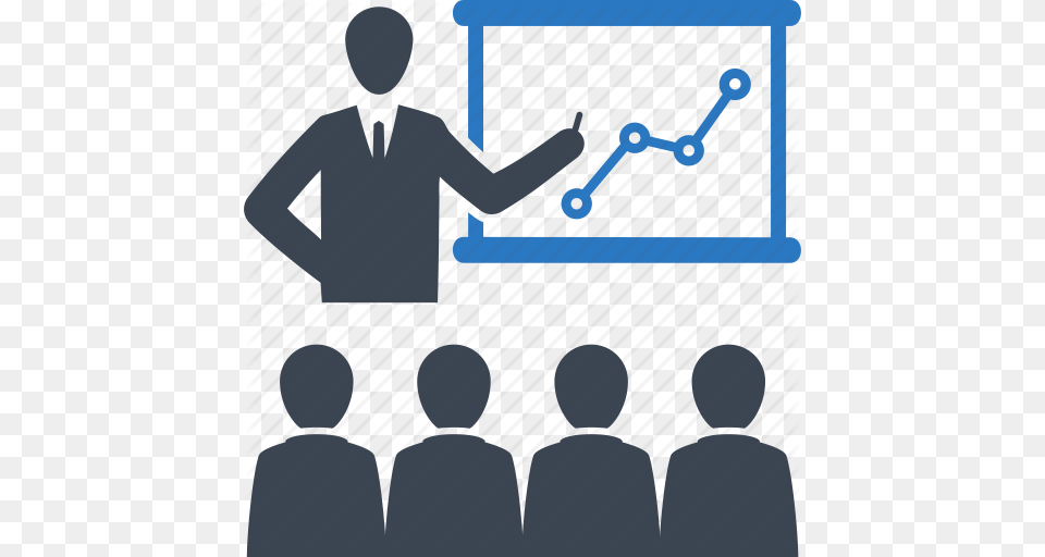 Business Icons, Seminar, Room, Person, People Png Image