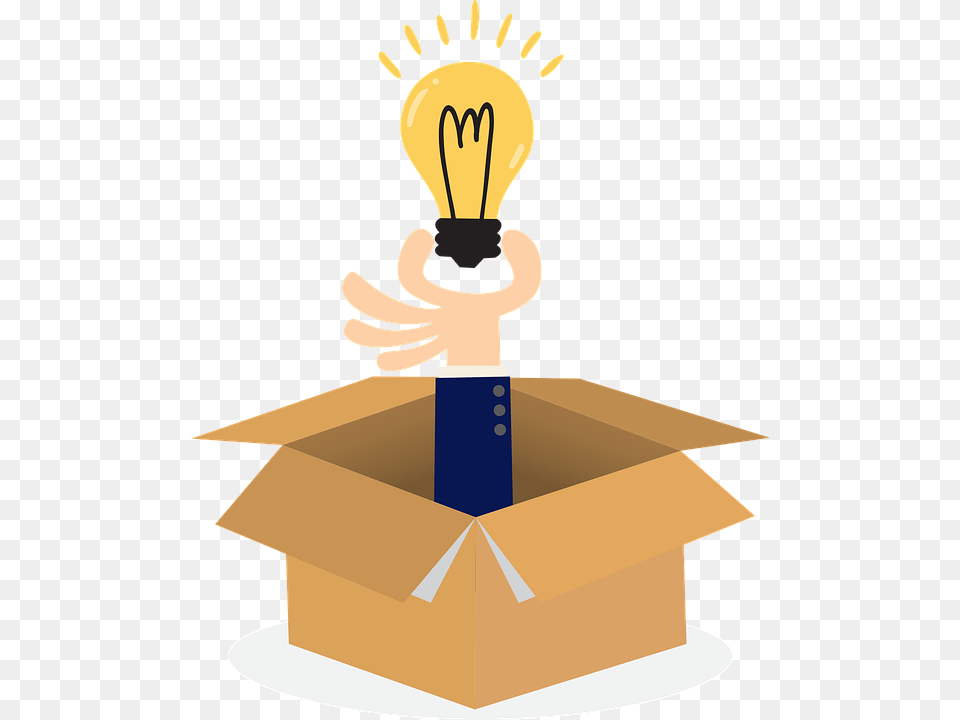 Business Idea Strategy Marketing Plan Vision Foco, Box, Light, Cardboard, Carton Free Png Download