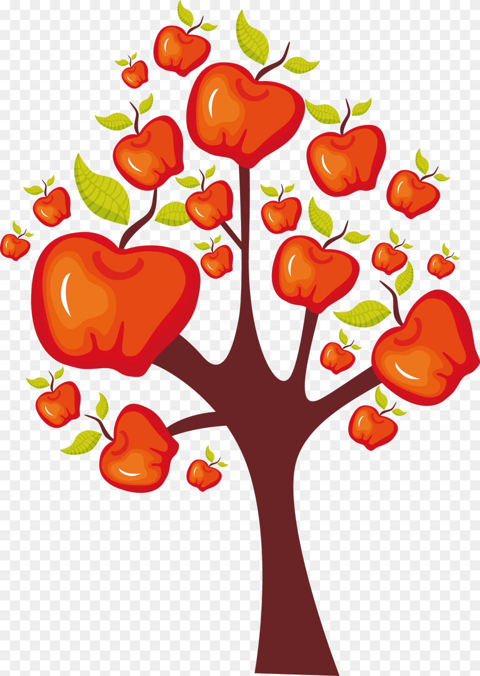 Business Intelligence Tree Clip Art Transparent Apple Tree Background, Food, Ketchup, Fruit, Plant Png