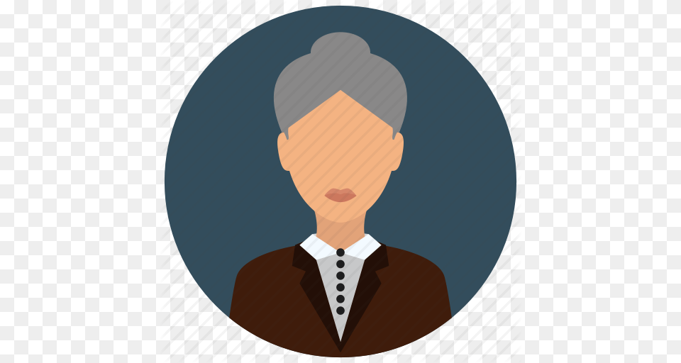 Business Jacket Old People Senior Woman Icon, Accessories, Portrait, Photography, Person Png