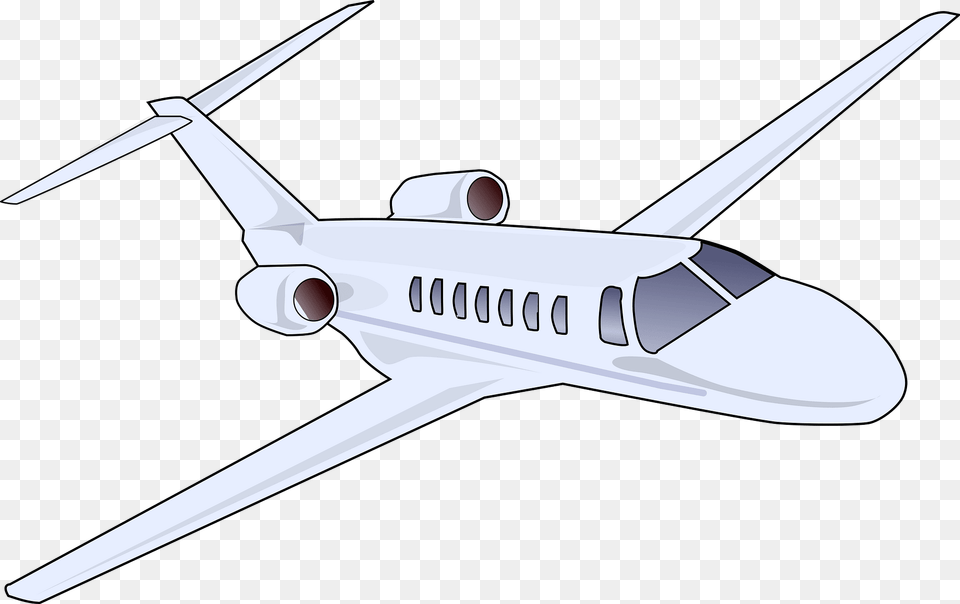 Business Jet Clipart, Aircraft, Airliner, Airplane, Vehicle Free Transparent Png
