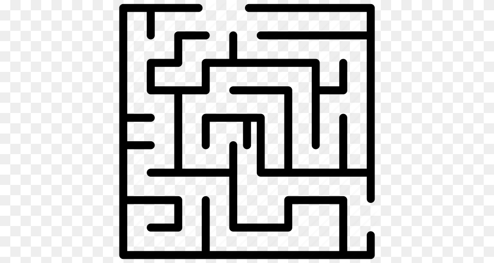 Business Labyrinth Game Hedge Maze Labyrinth Maze Puzzle Icon, Home Decor, Architecture, Building Free Png Download