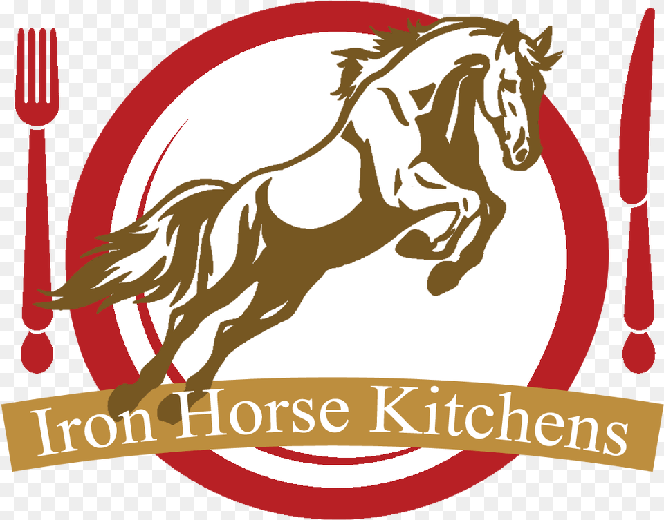 Business Logo Design For Iron Horse Horse Outline, Animal, Mammal, Stallion, Colt Horse Free Png