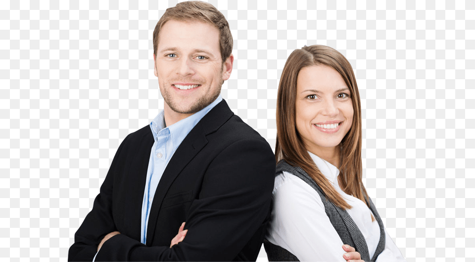 Business Man And Woman, Jacket, Photography, Portrait, Smile Png Image
