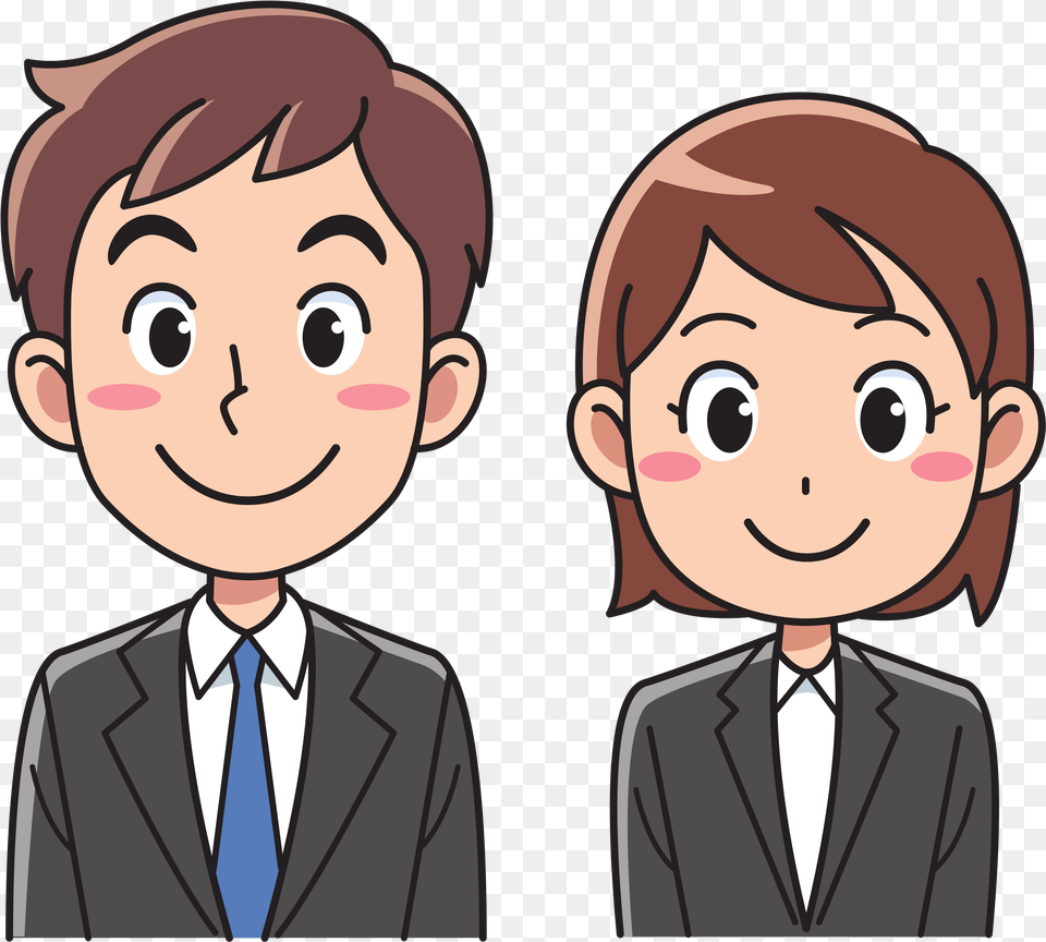 Business Man And Woman Business Man And Woman Clipart, Accessories, Publication, Tie, Formal Wear Free Png