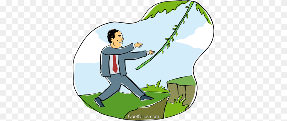 Business Man In Jungle Royalty Free Vector Clip Art Illustration, Water, Person, Outdoors, Male Png Image