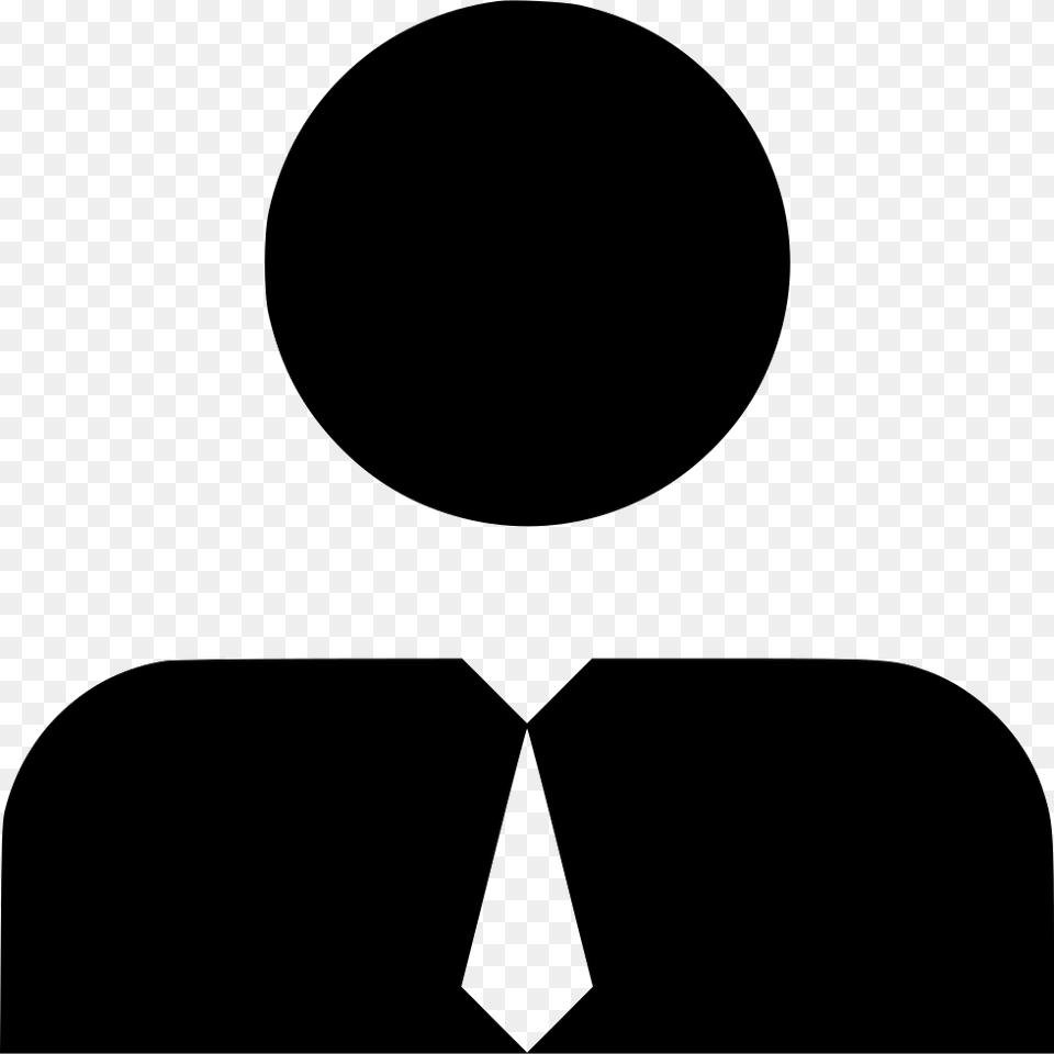 Business Man Profile Icon Business Profile Icon, Accessories, Formal Wear, Tie, Stencil Free Transparent Png