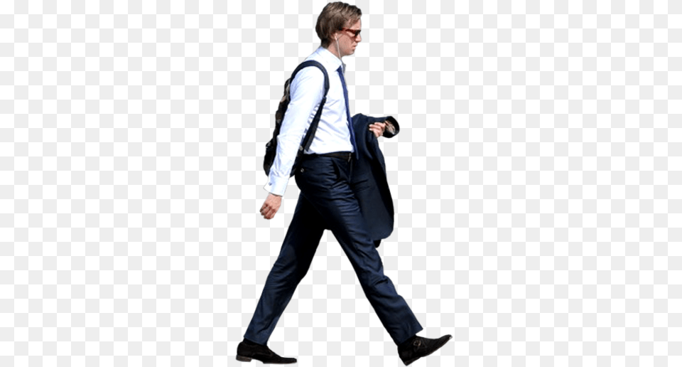 Business Man Walking, Suit, Person, Blazer, Clothing Free Png