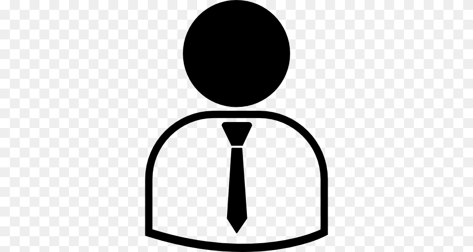 Business Man Wearing Suit And Tie, Accessories, Formal Wear, Stencil, Necktie Png Image