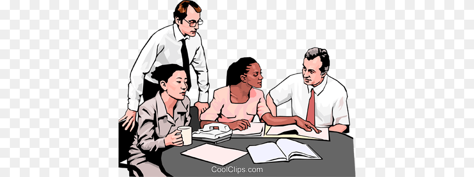 Business Meeting People In Business Royalty Vector Clip Art, Clothing, Shirt, Person, Male Free Transparent Png