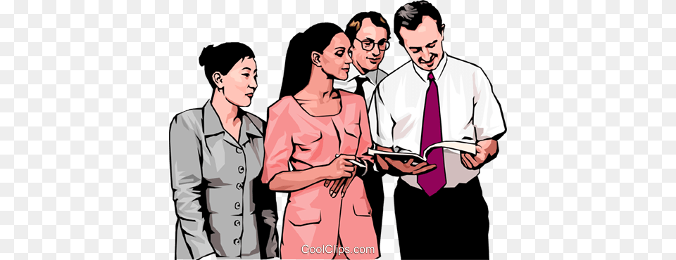 Business Meeting People In Business Royalty Vector Co Workers Clipart, Woman, Person, Publication, Female Png Image