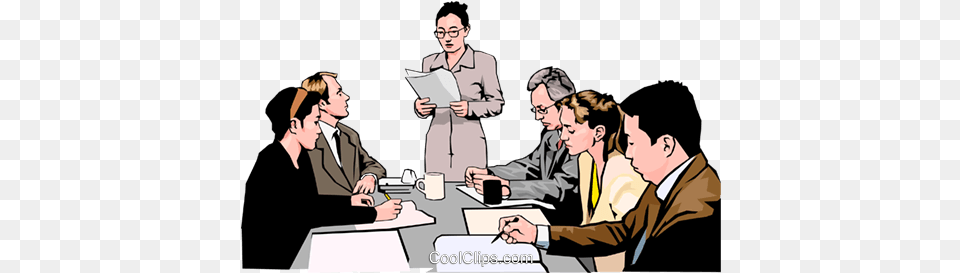 Business Meeting People In Royalty Vector Clip Art, Person, Seminar, Room, Lecture Png Image