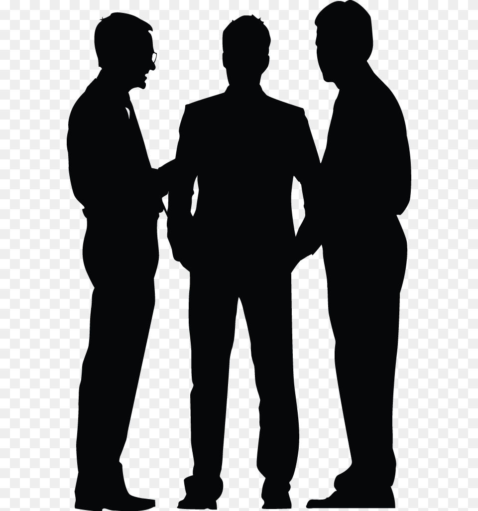 Business Meeting Silhouette Business People Silhouette, Person, Man, Male, Adult Png Image