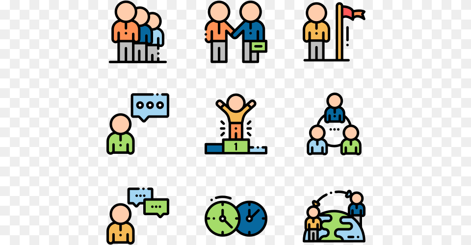 Business Meeting Statistical Analysis Icon, Person Free Png Download