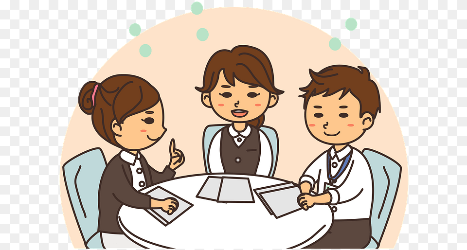 Business People Are Meeting Clipart Meeting, Person, Baby, Face, Head Free Transparent Png