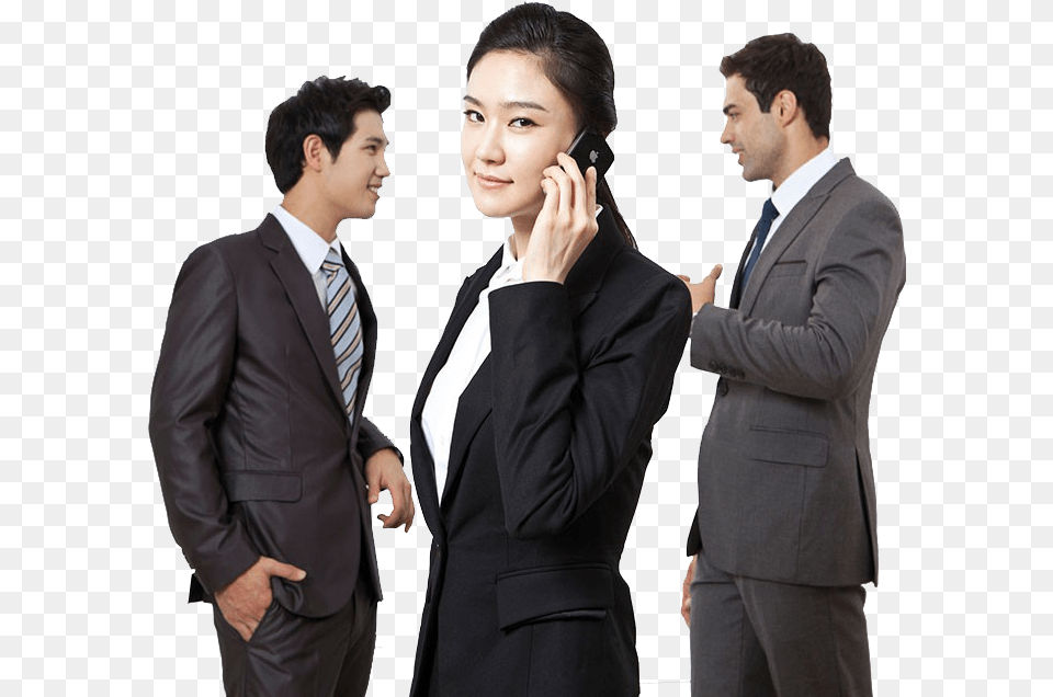 Business People Communicate With Phone Loan Business, Adult, Suit, Person, Jacket Free Png Download