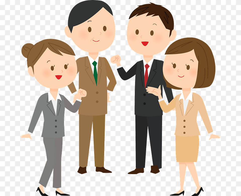Business People Company Clipart Computer User, Suit, Formal Wear, Coat, Clothing Png