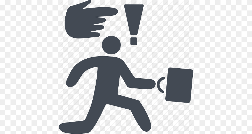 Business People Conflict Fleeing Man Human Man With A Briefcase, Bag, Juggling, Person, Badminton Free Png Download