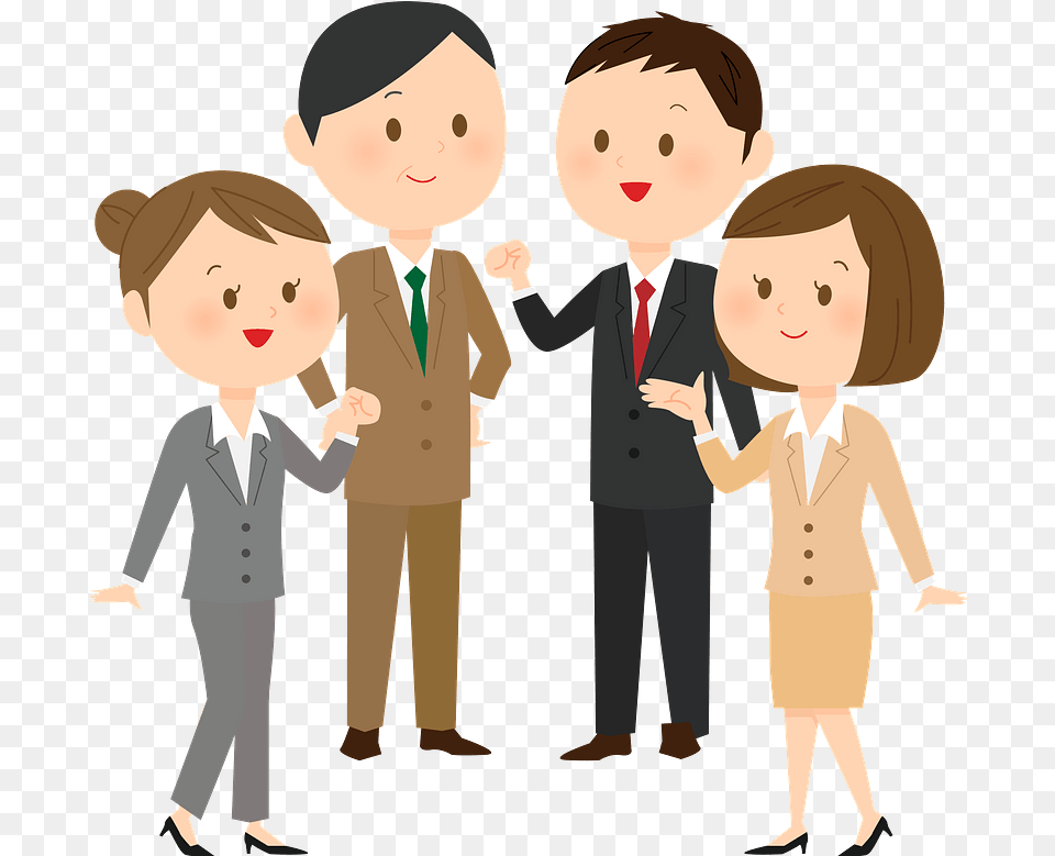 Business People From The Company Clipart Download Business People Clipart, Suit, Formal Wear, Coat, Clothing Png