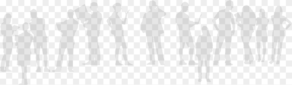 Business People Silhouette, Gray Free Png