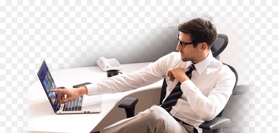 Business People Sitting, Accessories, Shirt, Pc, Laptop Free Transparent Png