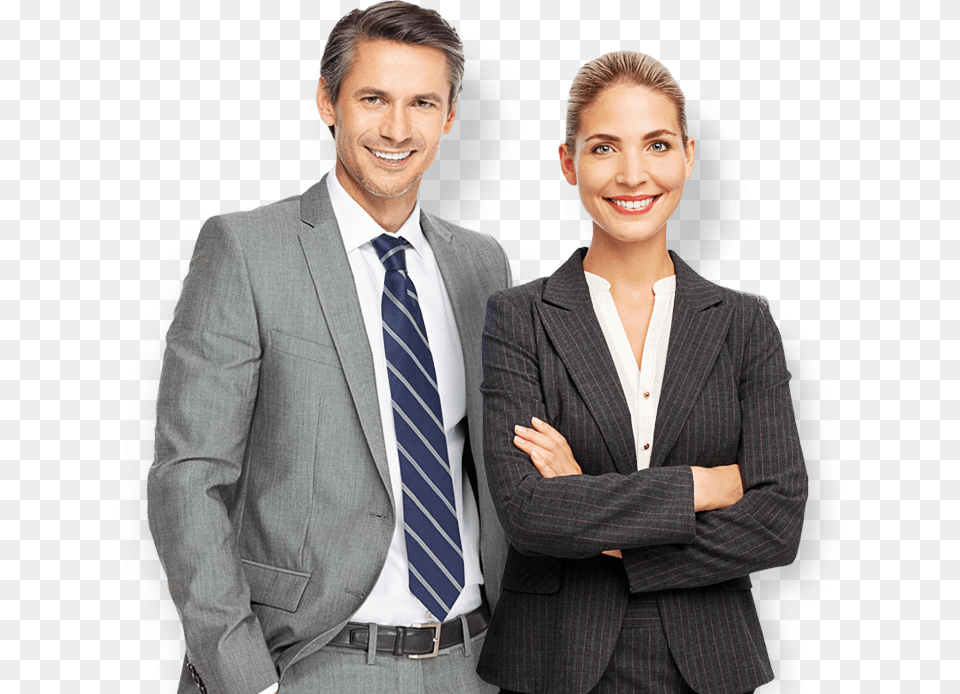Business People Talking Business Woman And Man, Accessories, Suit, Jacket, Tie Free Png