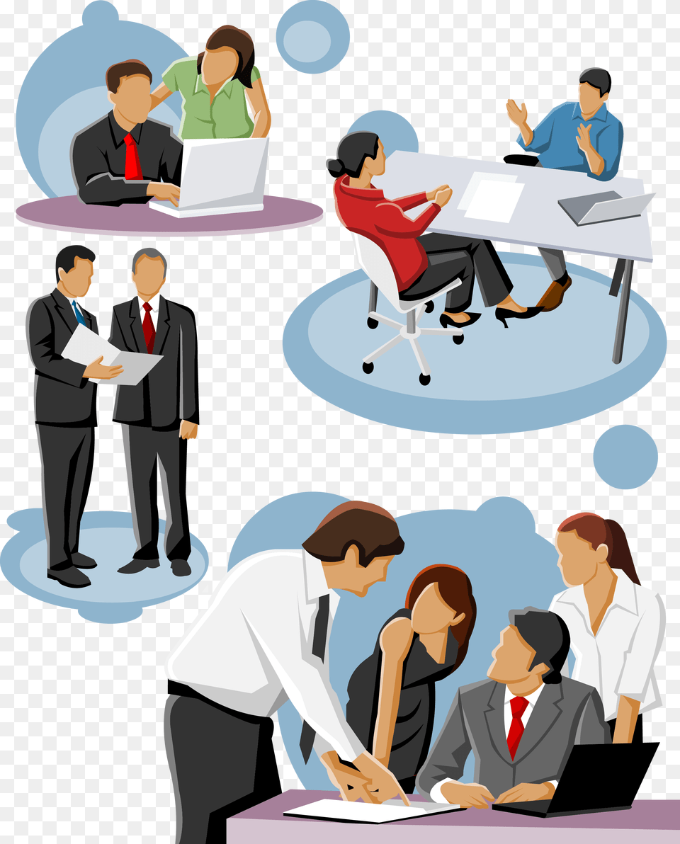 Business People Talking Encapsulated Postscript Business People Talking Icon, Indoors, Person, Room, Seminar Png