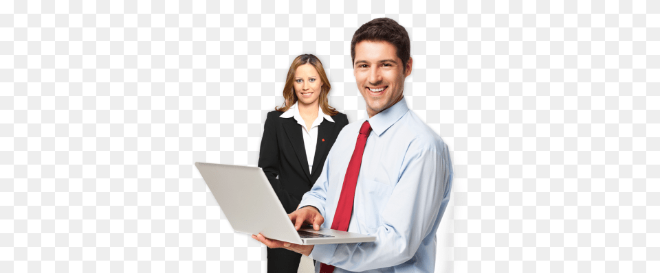 Business People With Notebook Laptop Business People, Accessories, Shirt, Pc, Formal Wear Free Transparent Png