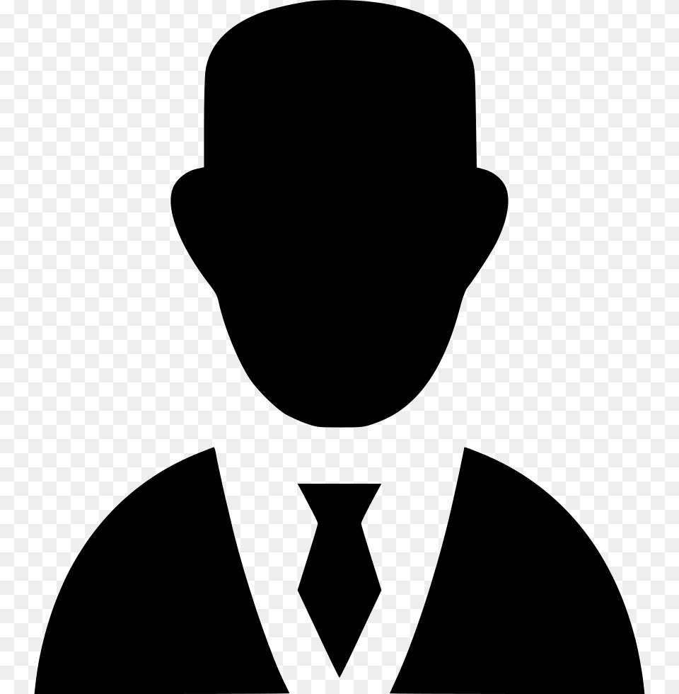 Business Person Icon, Accessories, Stencil, Tie, Formal Wear Free Png Download