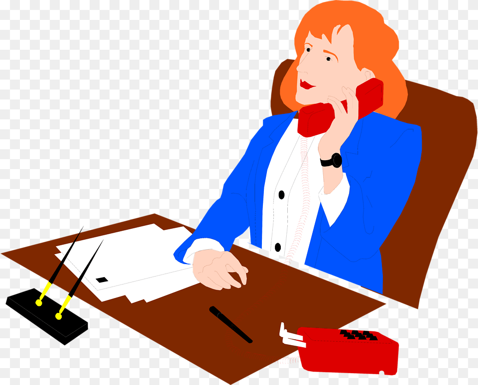 Business Phone Interview Clipart, Baby, Person, Face, Head Free Png Download