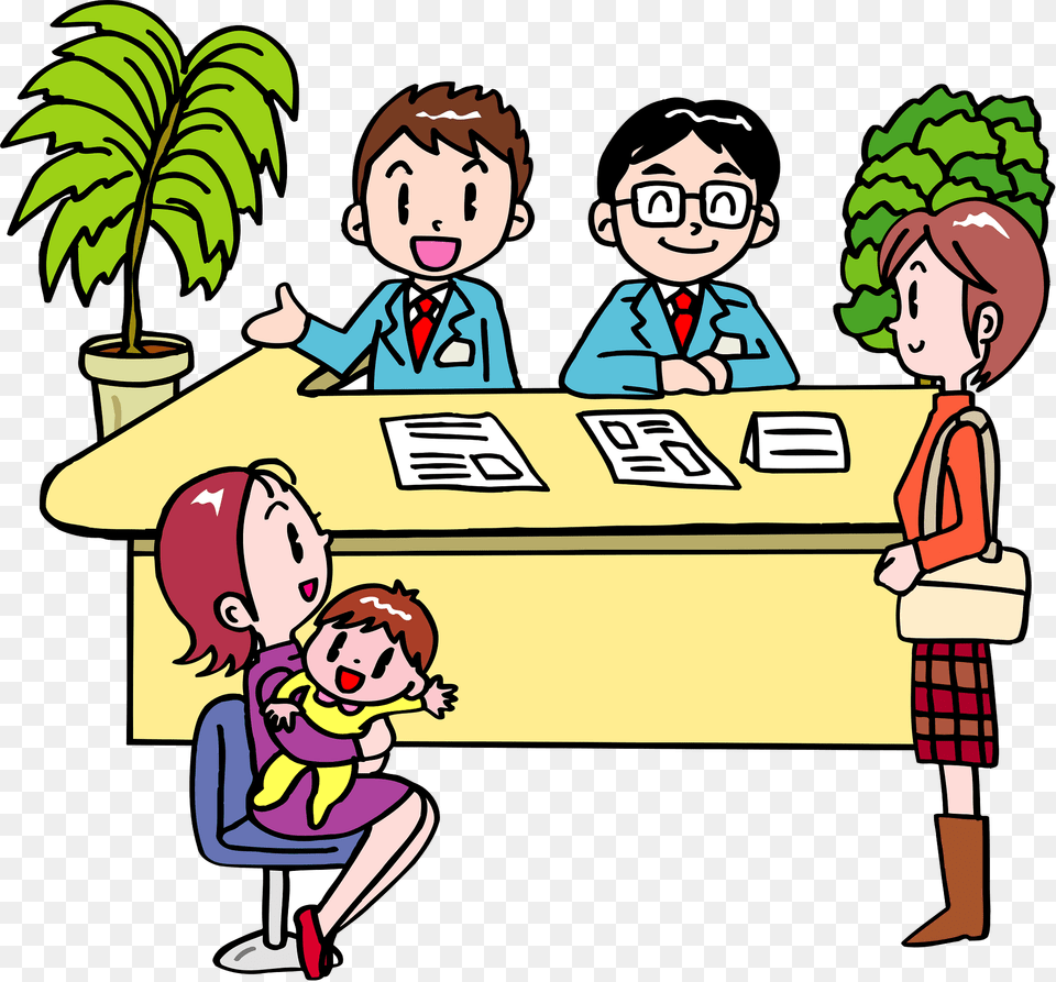 Business Reception Clipart, Book, Publication, Comics, Baby Free Png Download