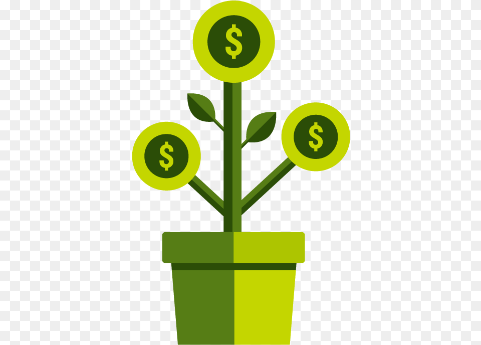 Business Savings Account Icon Sign, Green, Leaf, Plant, Symbol Png
