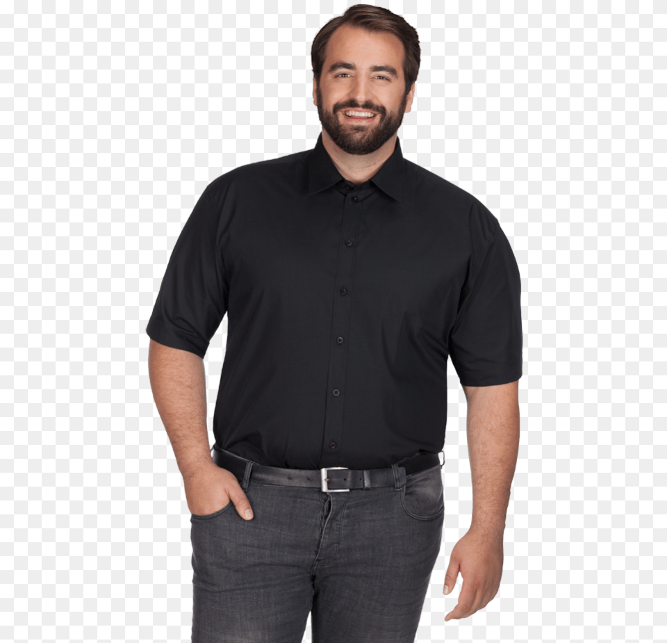 Business Shortsleeve Shirt Workwear Plus Size Men Mens Collared T Shirts Plus Sizes, Clothing, Adult, Dress Shirt, Person Png