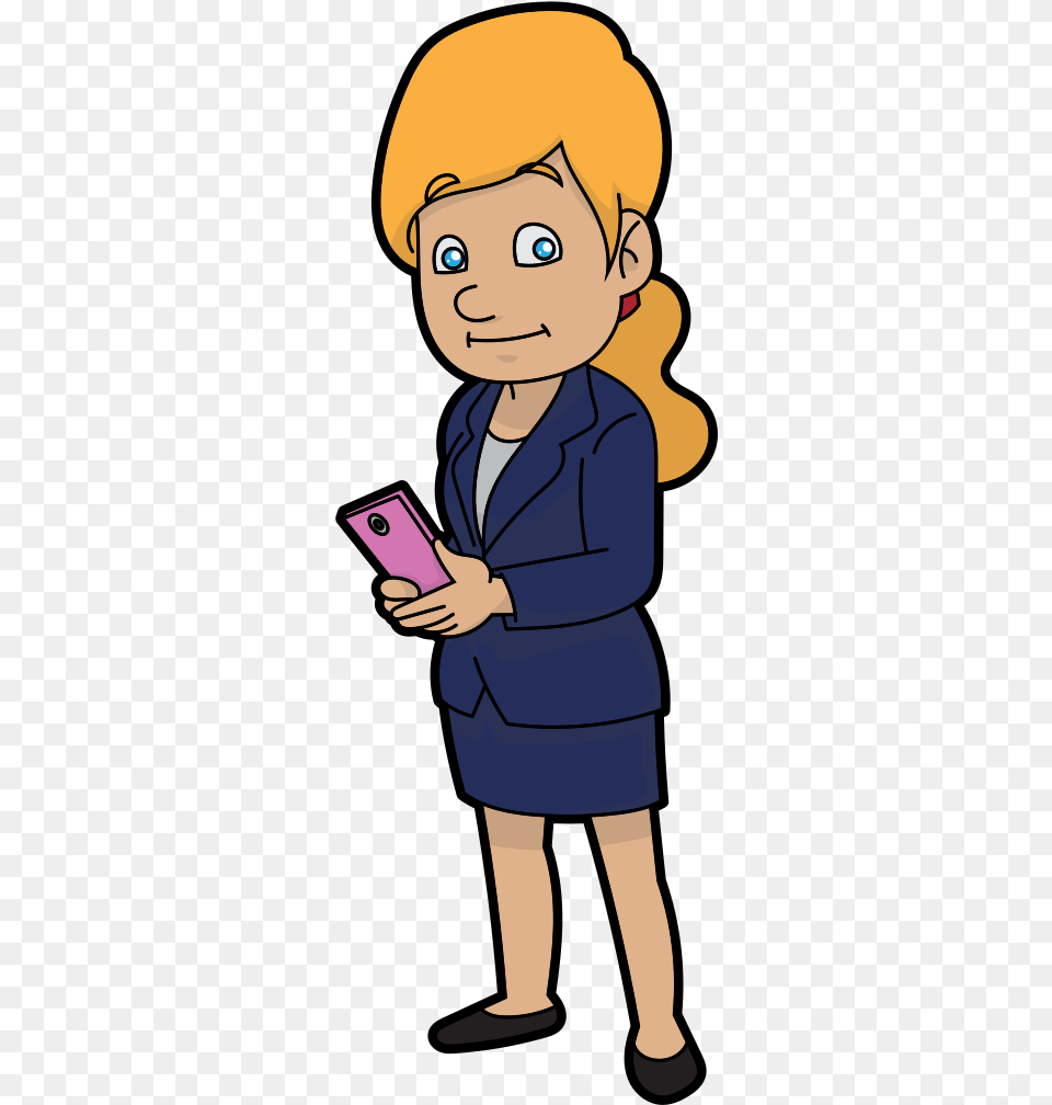 Business Smartphone Clipart, Baby, Person, Face, Head Png Image