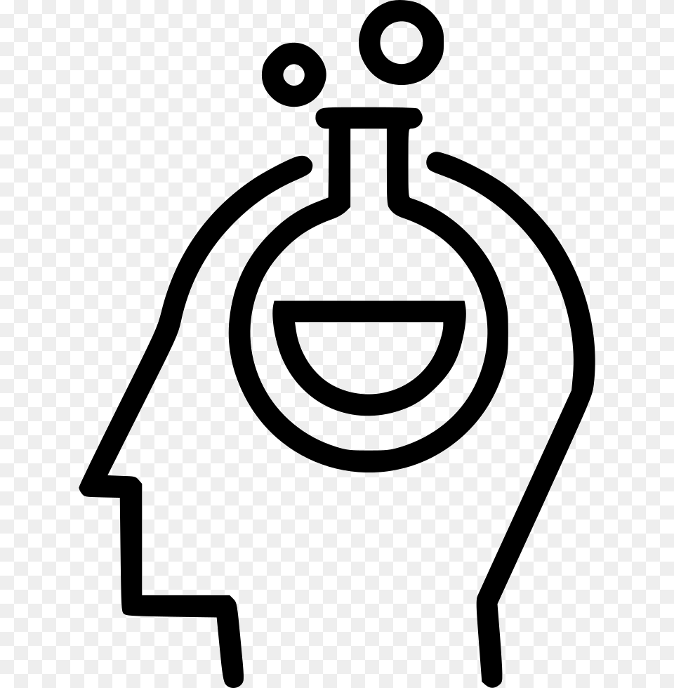 Business Strategy Experiment Research Vial Mind Person Experimentation Icon, Stencil, Gas Pump, Machine, Pump Free Png Download