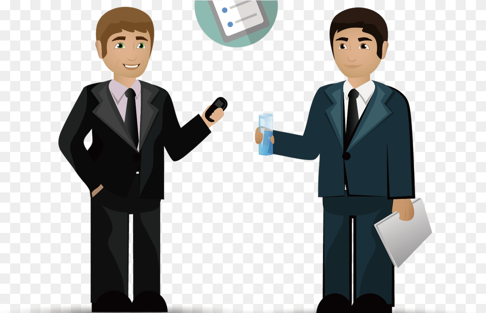 Business Teamwork Vector Pattern Material Looking For Businessman Cartoon Vector, Suit, Clothing, Formal Wear, Coat Png Image