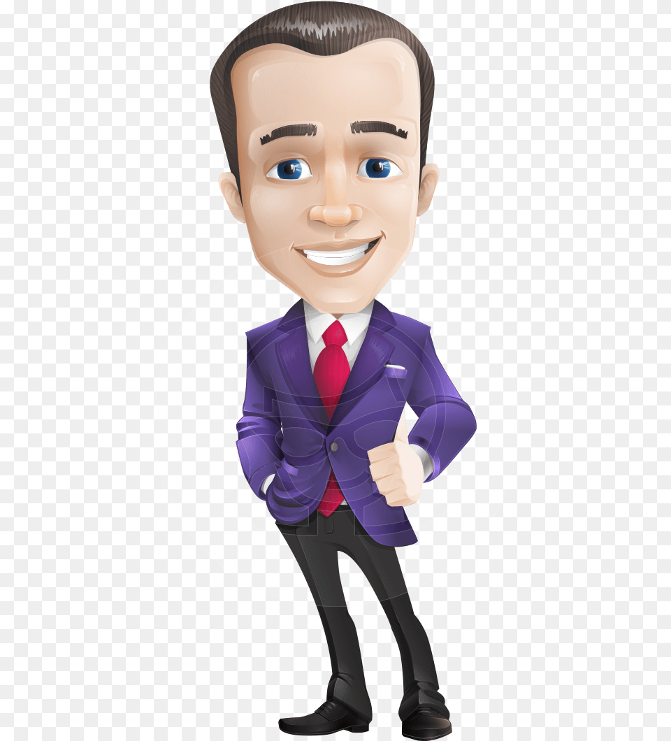 Business Vector Cartoon Character Man Graphic Design Businessman Cartoon, Accessories, Formal Wear, Tie, Clothing Png