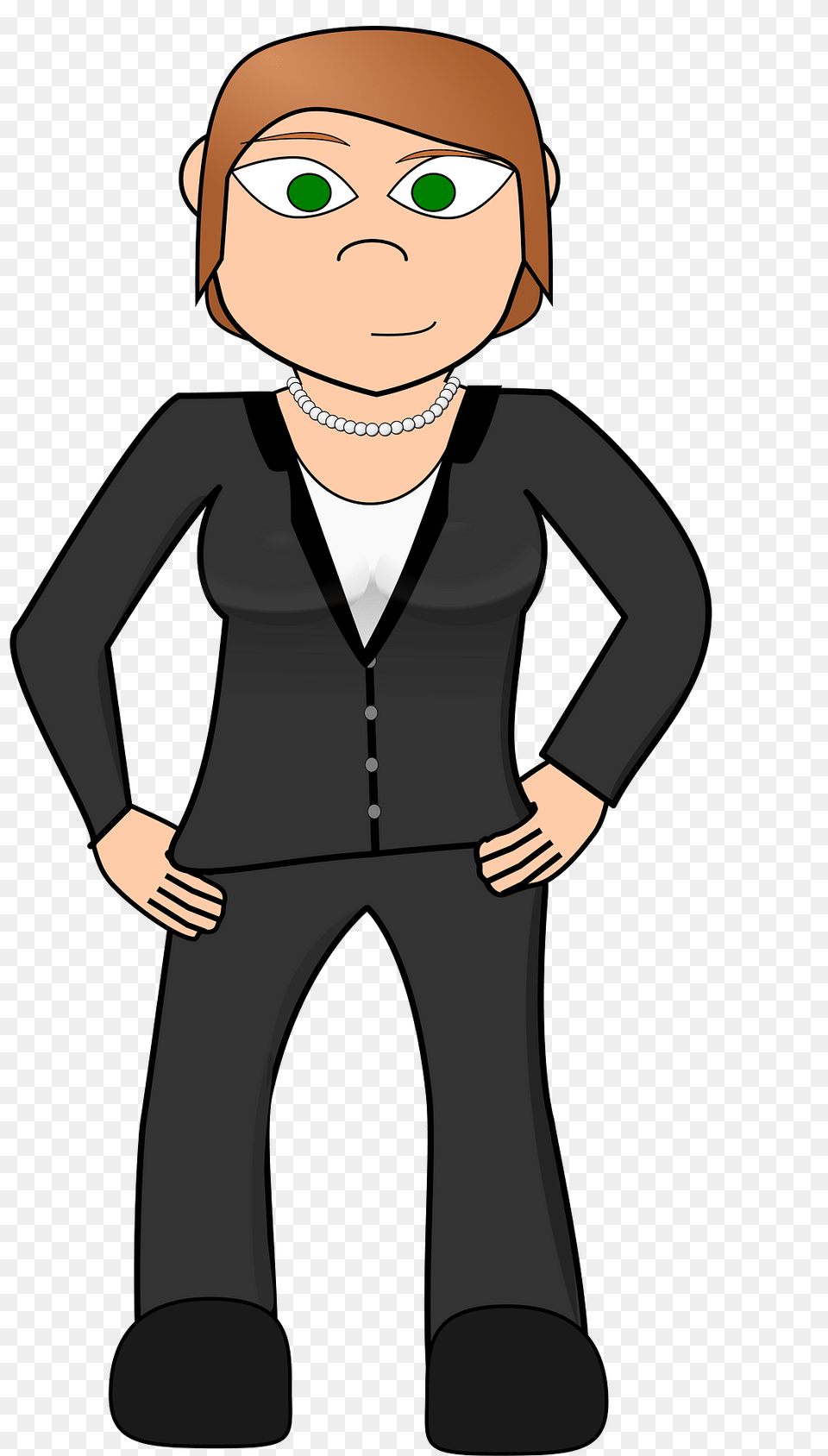 Business Woman Clipart, Long Sleeve, Clothing, Sleeve, Formal Wear Free Png