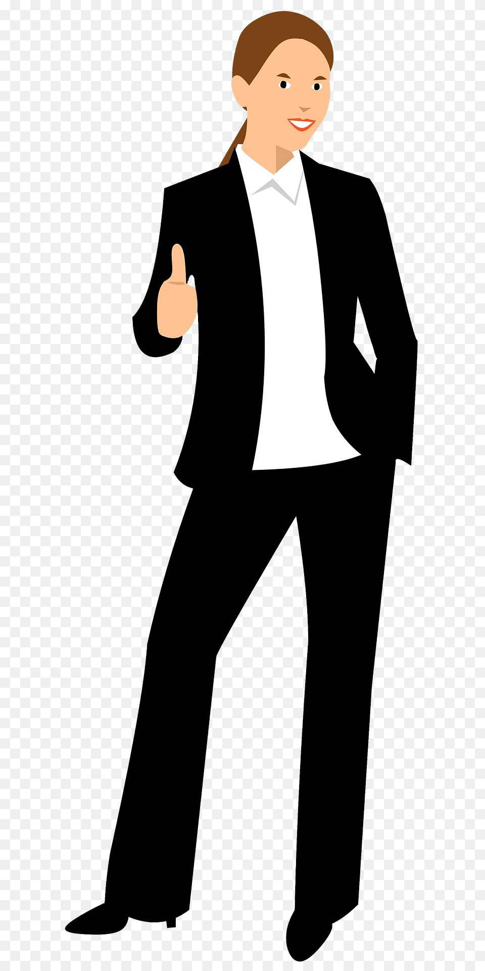 Business Woman Clipart, Tuxedo, Clothing, Suit, Formal Wear Free Transparent Png