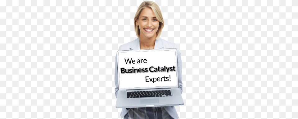 Business Woman Holding Computer Businessperson, Adult, Person, Pc, Laptop Free Transparent Png