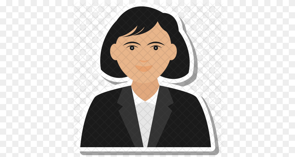 Business Woman Icon Cartoon, Face, Head, Person, Photography Free Png