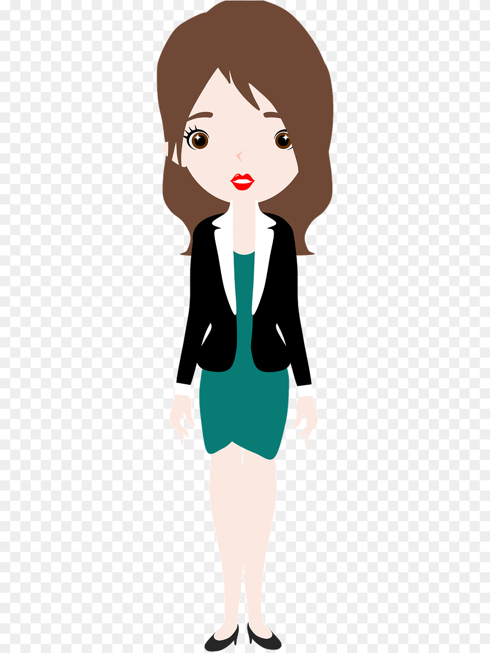 Business Woman Icon Clipart Emprendedora, Adult, Female, Person, Face Png Image