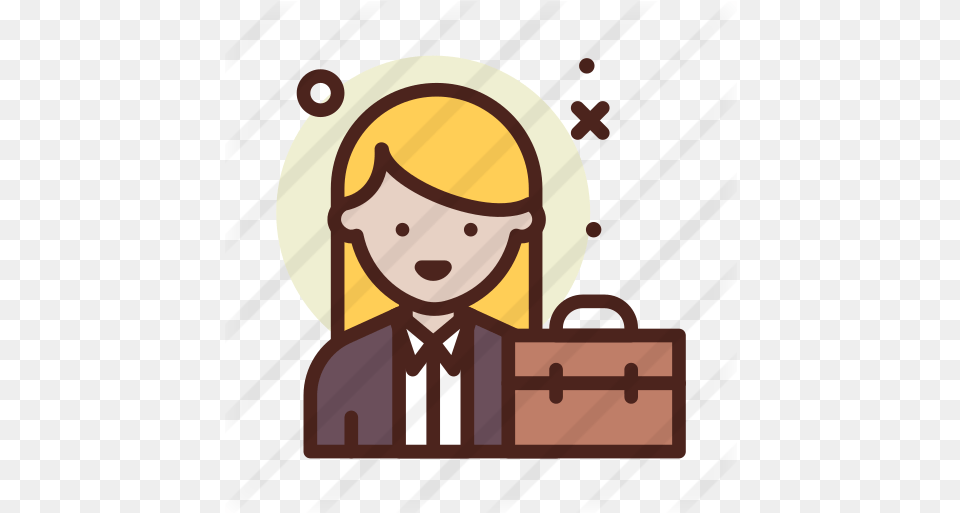Business Woman People Icons Woman Host Icon, Bag, Face, Head, Person Free Png