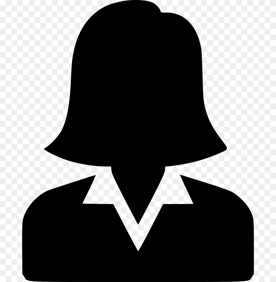 Business Woman Silhouette Female Business Person Icon, Stencil, Adult, Clothing, Hat Png