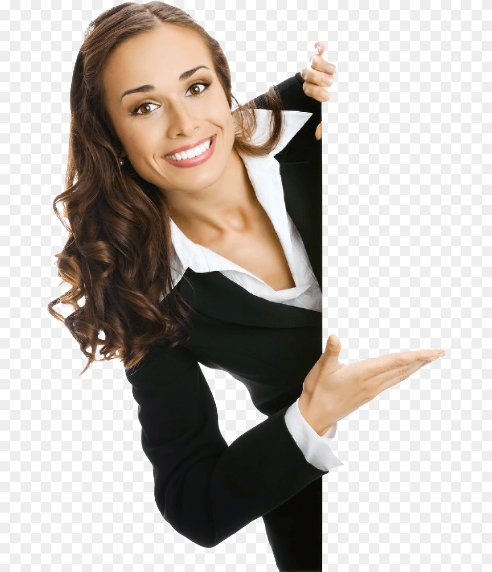 Business Woman Transparent Background, Long Sleeve, Person, Hand, Finger Png