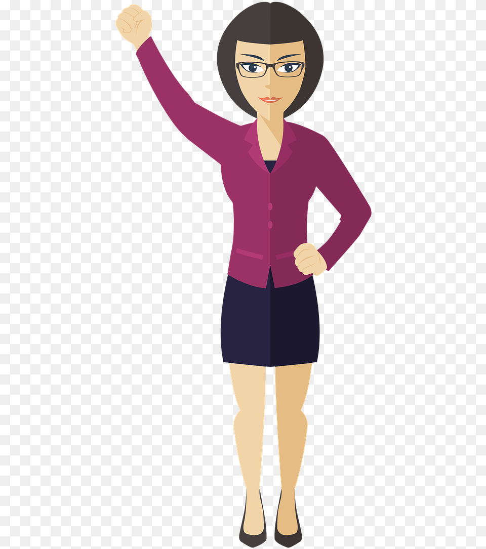 Business Women Clipart, Sleeve, Clothing, Long Sleeve, Adult Free Transparent Png