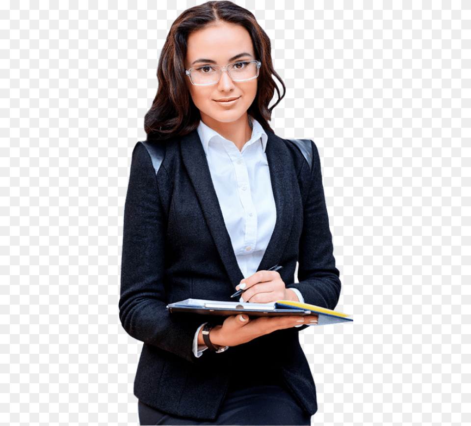 Business Women Young Business Woman, Blazer, Clothing, Coat, Formal Wear Free Png