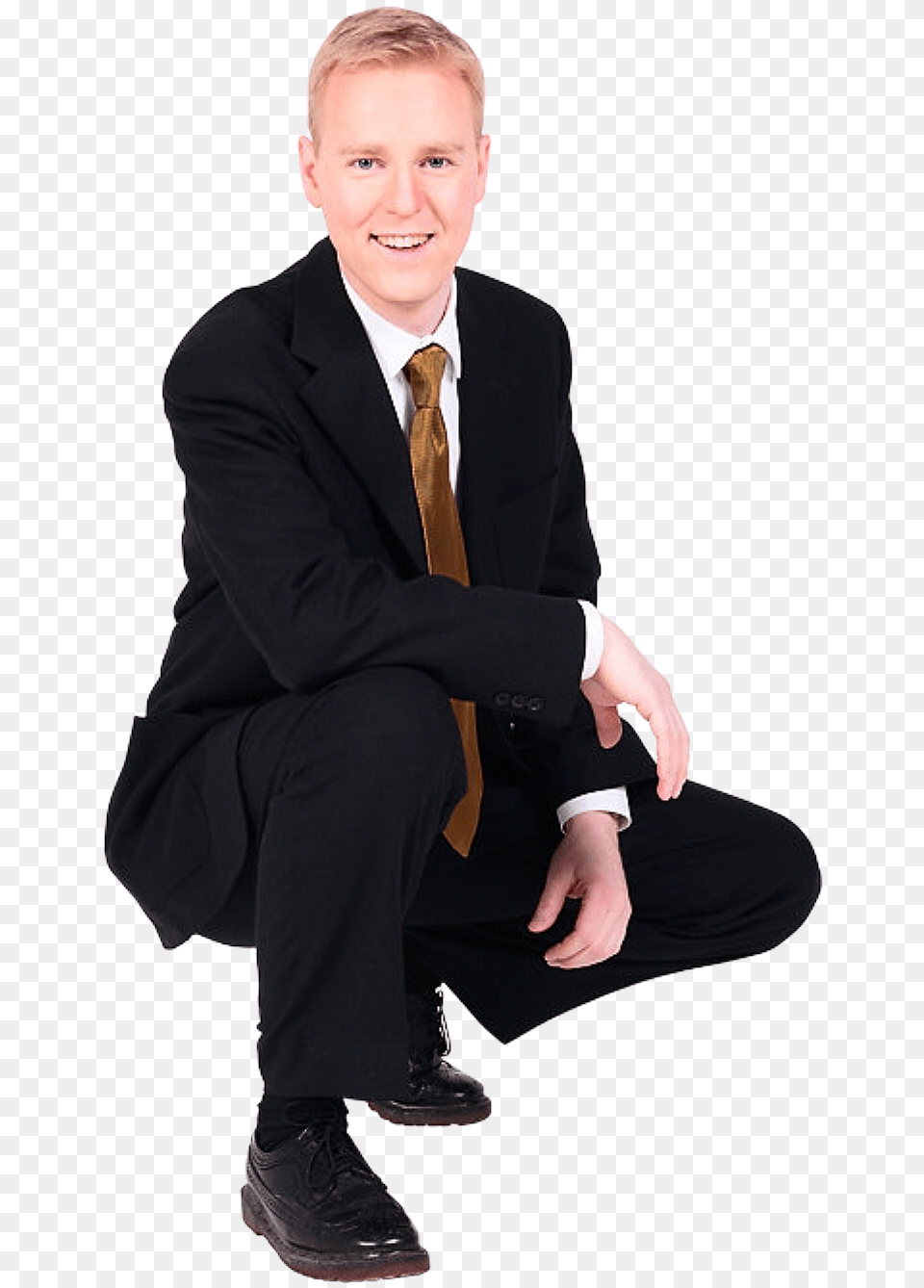 Businessman, Accessories, Shoe, Sitting, Formal Wear Free Png Download