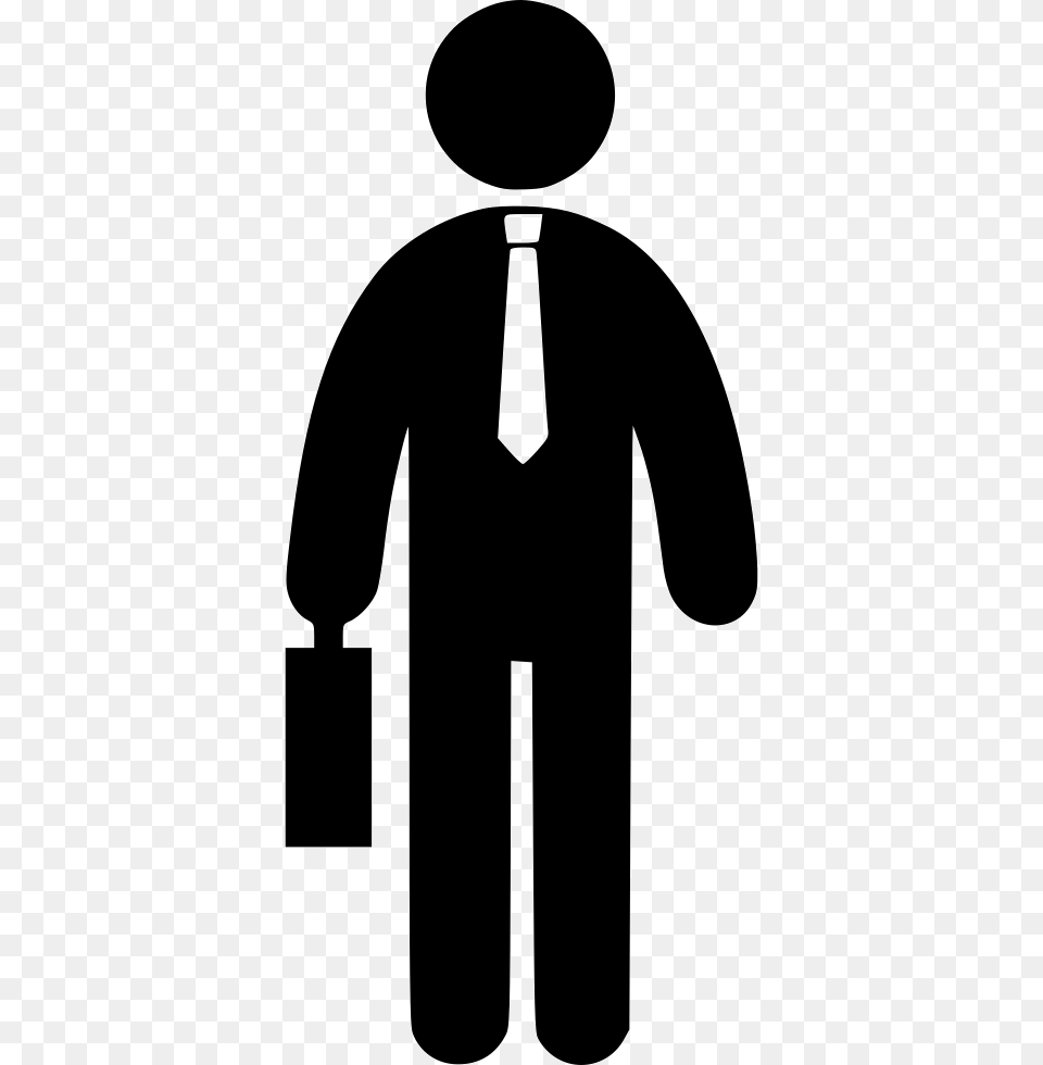 Businessman, Stencil, Formal Wear, Accessories, Tie Png Image